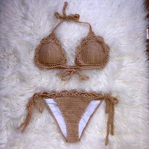 Knit bikini